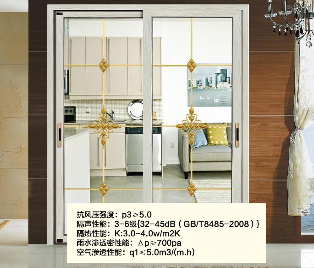 威尼斯轻型推拉门效果图 一